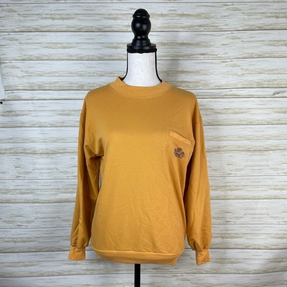 Vintage Mustard Camino Winter Collection Crewneck Sweater - Picture 1 of 6